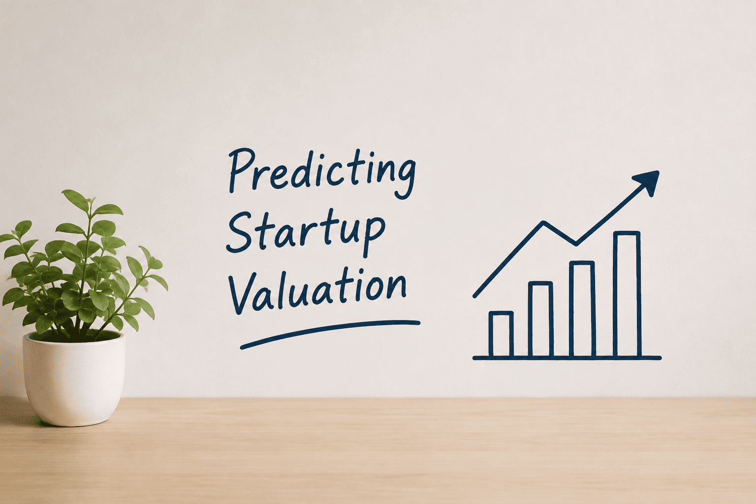 Startup valuation and analytics charts